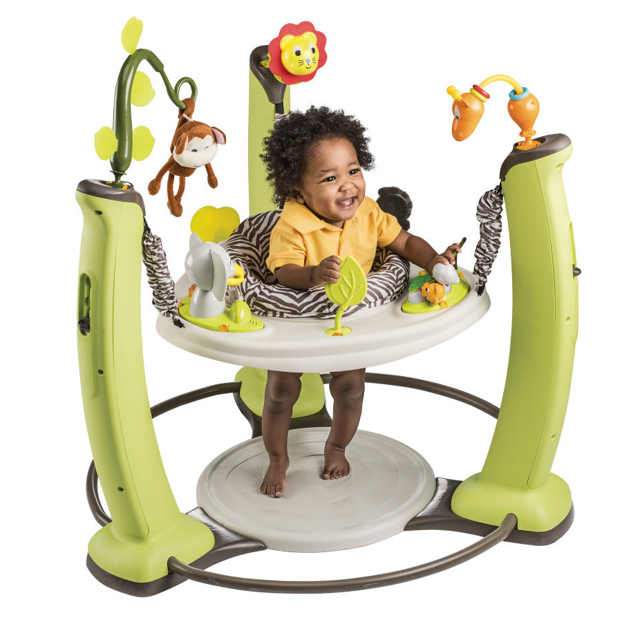 Evenflo exersaucer jump & learn stationary jumper jungle shop quest developmental toy