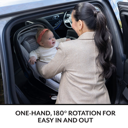 Shyft Intuiti+ Travel System featuring Revolve180 LiteMax™ NXT Rotating Infant Car Seat with SensorySoothe - Quartz