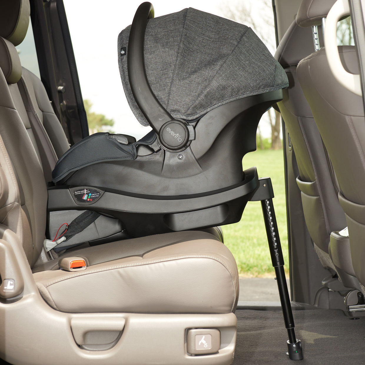evenflo litemax 35 base LiteMax DLX Infant Car Seat Base with LoadLeg