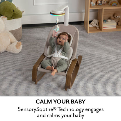 Lyra 2-in-1 Infant to Toddler Rocker - Truffle Taupe