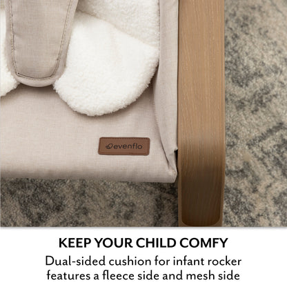 Lyra 2-in-1 Infant to Toddler Rocker - Truffle Taupe