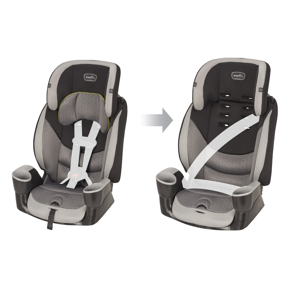 Evenflo Maestro Sport 2-In-1 Booster Car Seat