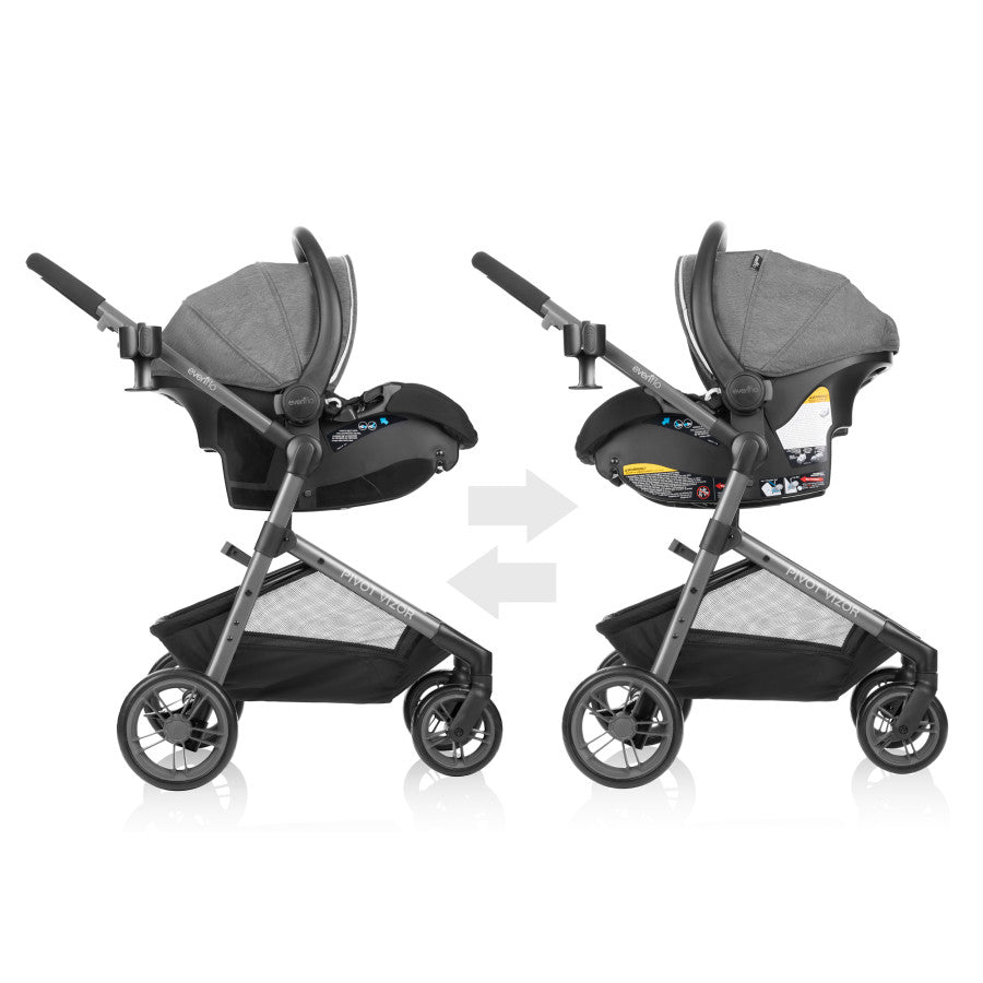 evenflo litemax vizor infant car seat Evenflo Pivot Vizor Travel System with LiteMax Infant Car Seat
