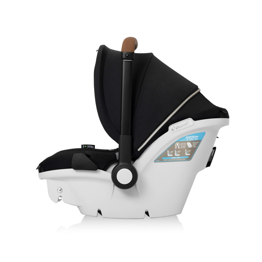 Shyft DualRide Infant Car Seat Stroller Combo with Carryall Storage & Extended Canopy Bundle