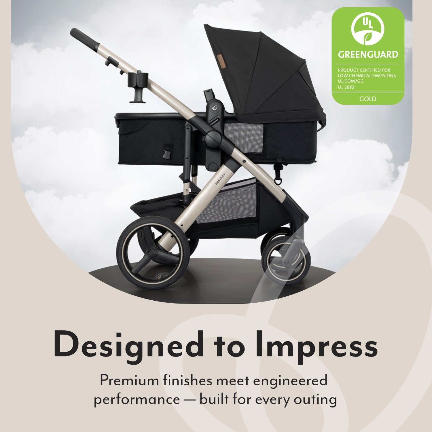 Evenflo Monarch Travel System with LiteMax NXT Infant Car Seat