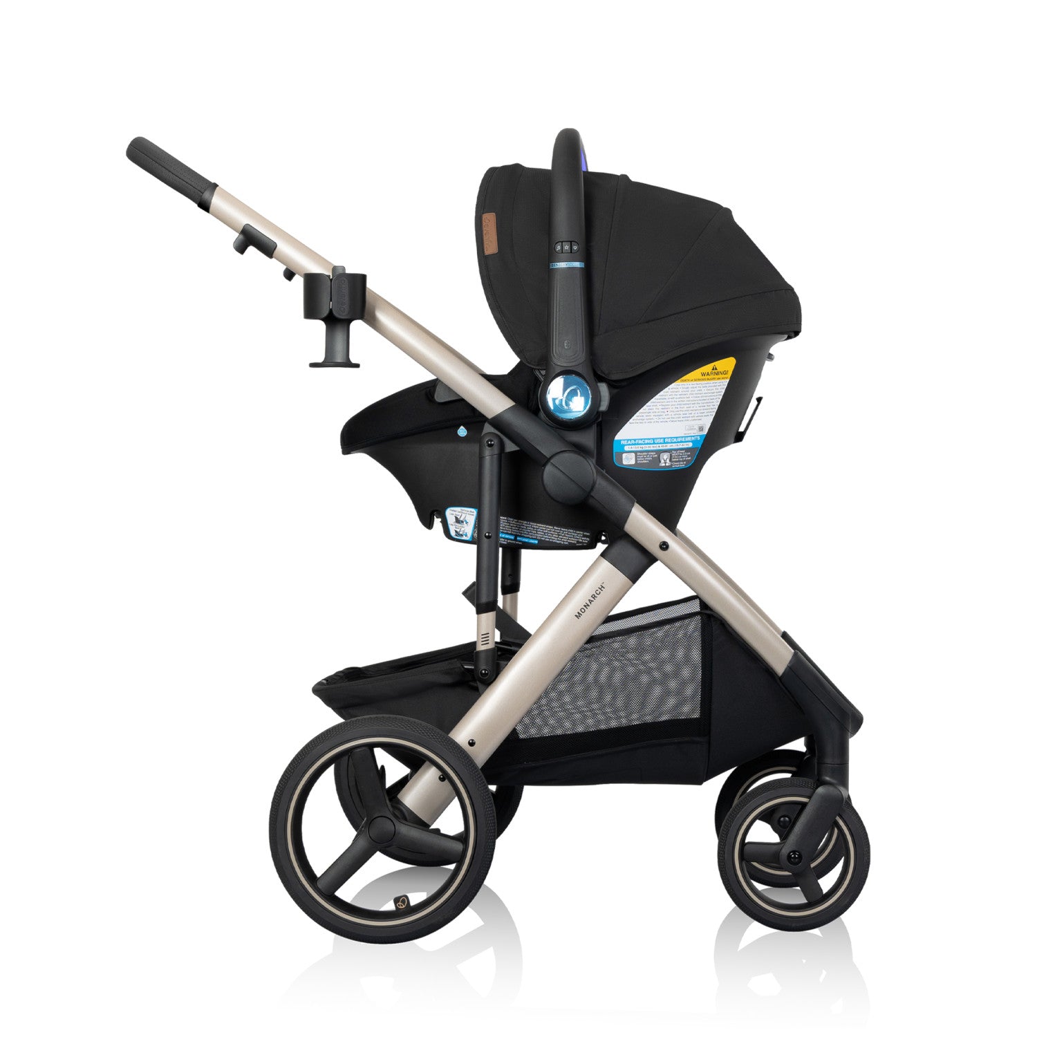 king ファミリー Evenflo Monarch Travel System with LiteMax NXT Infant Car Seat