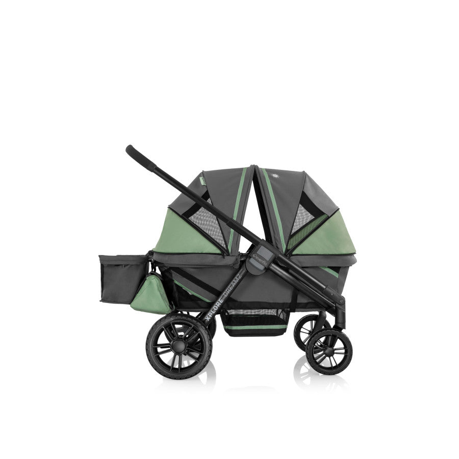 Pivot Xplore Dreamz All-Terrain Stroller Wagon with Bassinet Insert