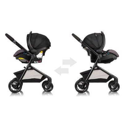 Pivot Modular Travel System with LiteMax Infant Car Seat with Anti-Rebound Bar two sides 1