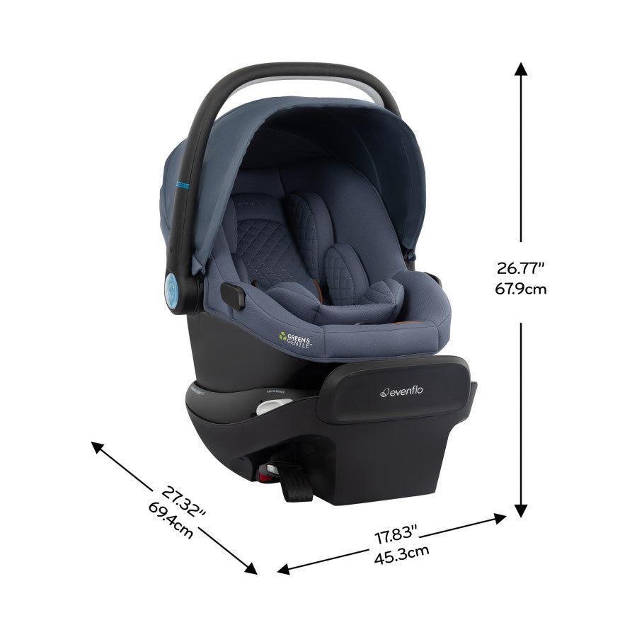 Revolve180 LiteMax NXT Rotational Infant Car Seat with SensorySoothe measure 3