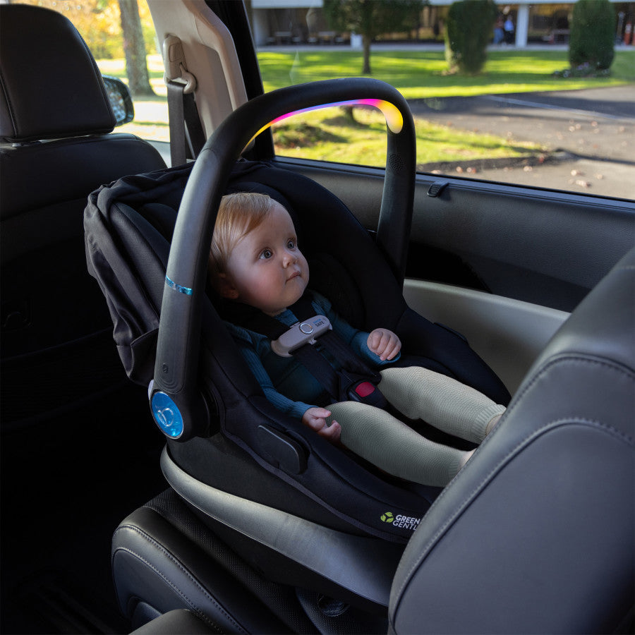Evenflo LiteMax NXT Infant Car Seat with SensorySoothe baby