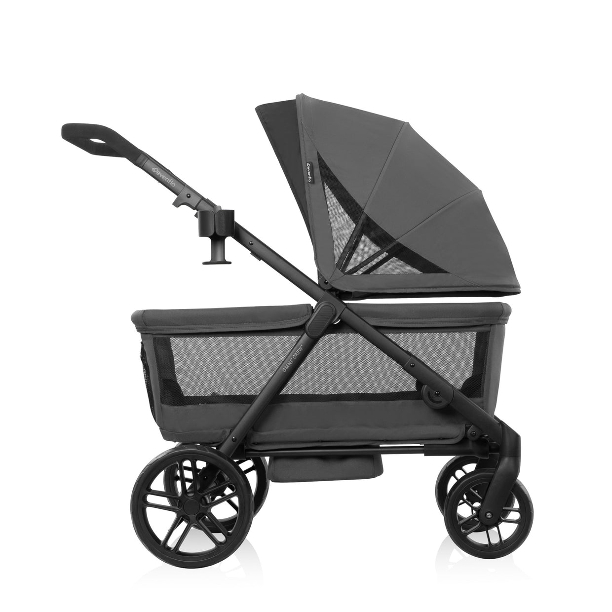 Bassinet Evenflo Stroller In Evenflo Pivot Modular Travel System With  LiteMax Infant Car Seat (Oxford Black)