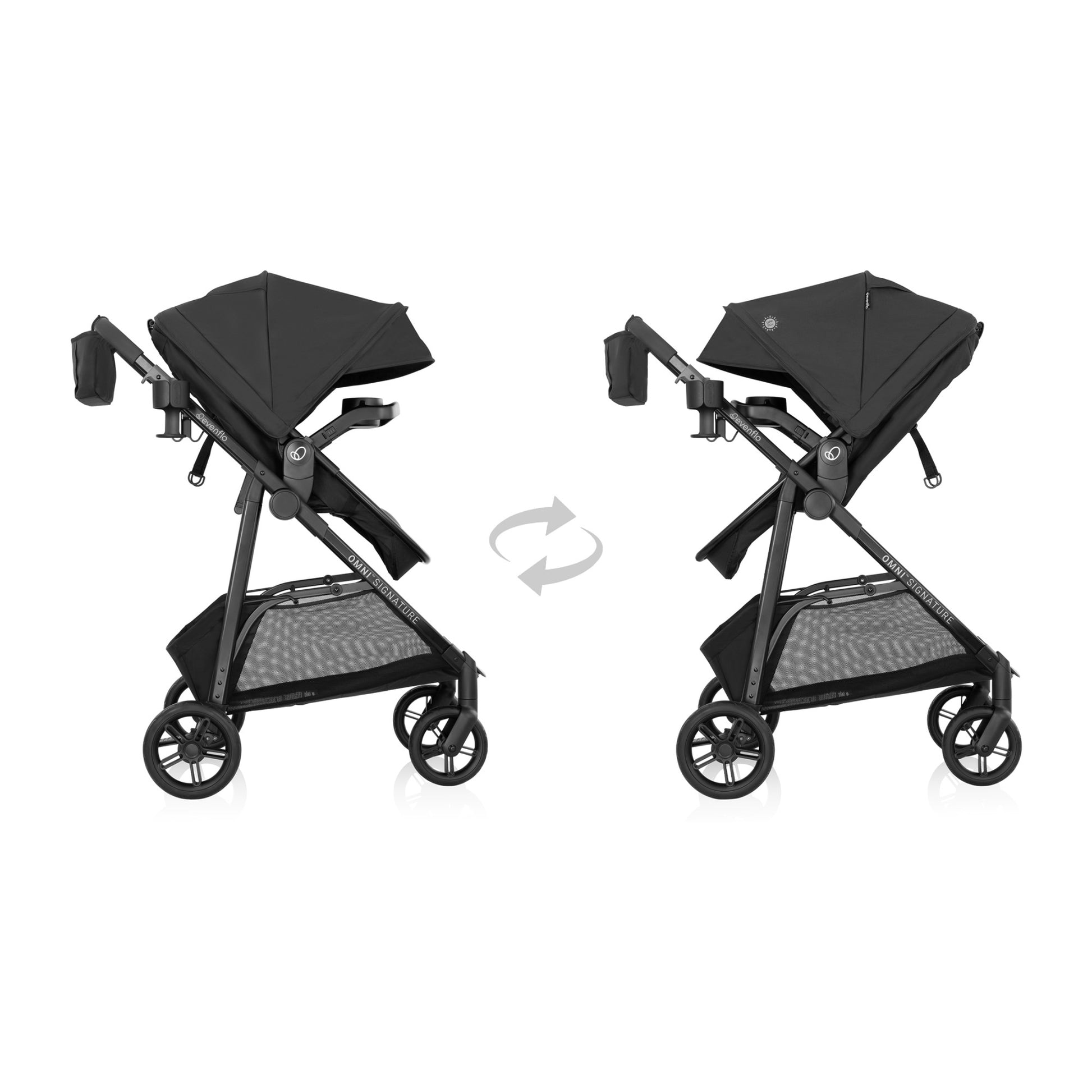 lux24 evenflo Evenflo Omni Signature Travel System with Litemax Sport Preemie and Infant Car Seat