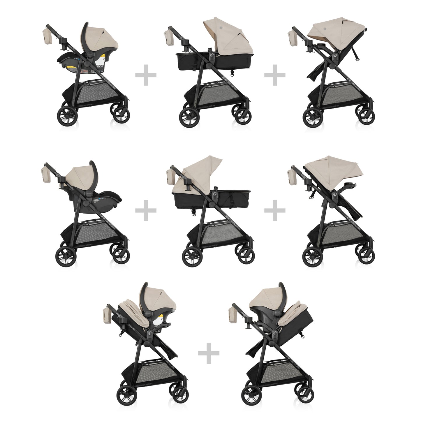 Evenflo Omni Signature Travel System with Litemax Sport Preemie and Infant Car Seat