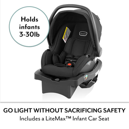 Otto+ Travel System w/ LiteMax Infant Car Seat - Chia Black