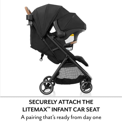 Otto+ Travel System w/ LiteMax Infant Car Seat - Chia Black
