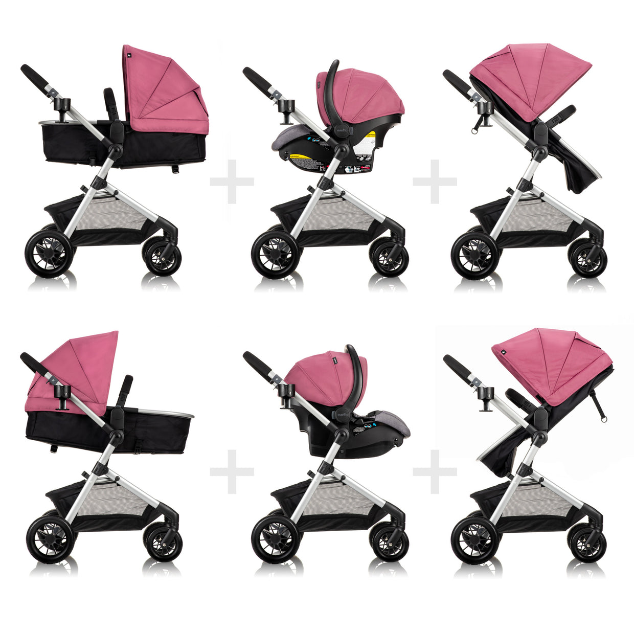 evenflo pivot litemax stroller Evenflo Pivot Modular Travel System with LiteMax Infant Car Seat