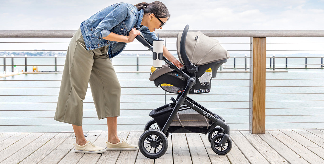 pivot travel system stroller