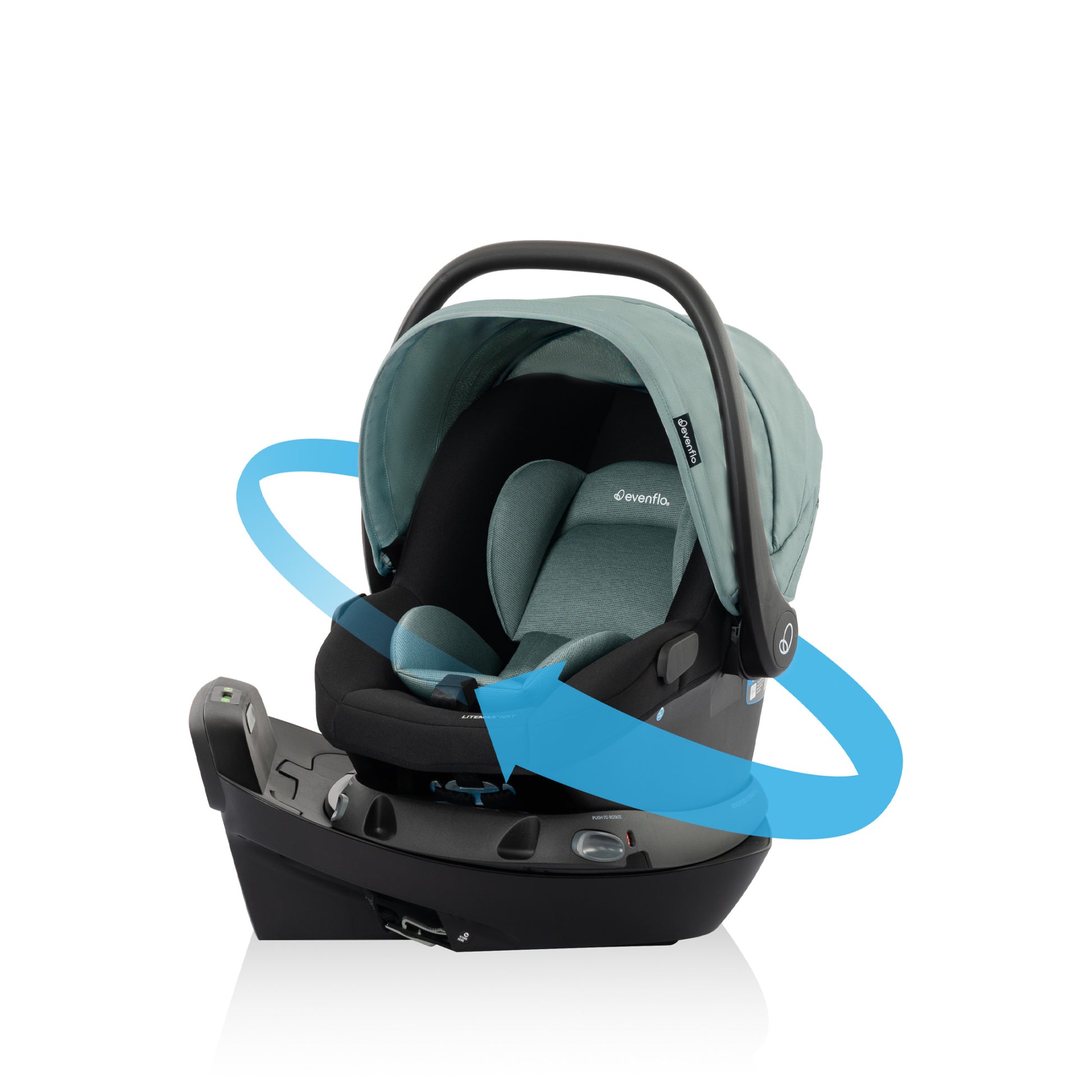 evenflo pivot car seat safety rating Evenflo® Company, Inc Pivot NXT Travel System w/ Revolve180 LiteMax NXT Infant Car Seat – Evenflo® Company, Inc