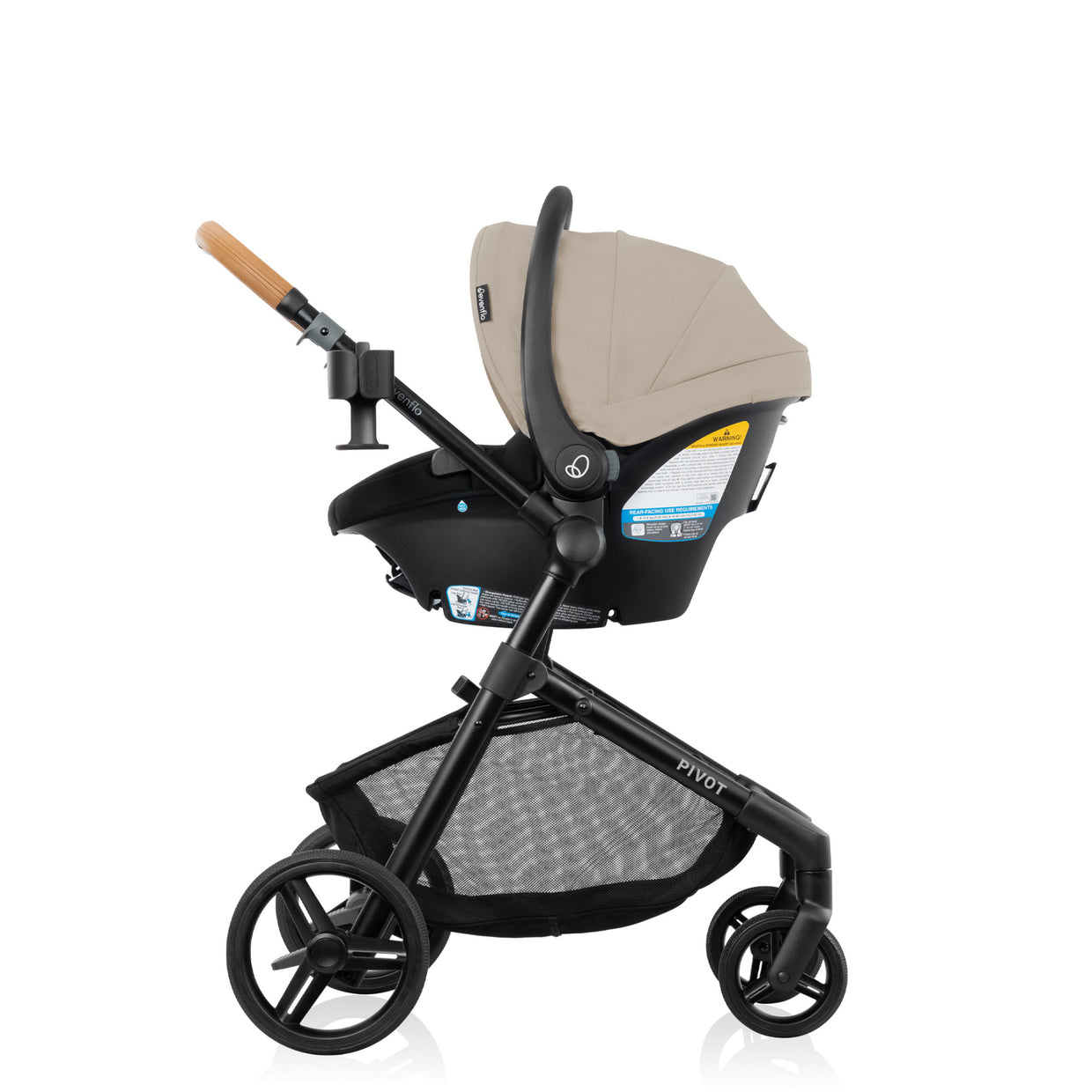 tan stroller travel system Evenflo® Company, Inc Pivot NXT Travel System with LiteMax NXT Infant Car Seat – Evenflo® Company, Inc