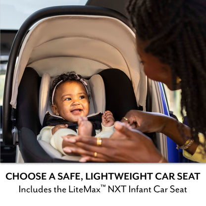 Pivot NXT Travel System with LiteMax NXT Infant Car Seat - Latte Tan