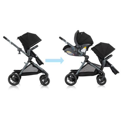 Pivot Xpand Modular Stroller Ayshire Black 2