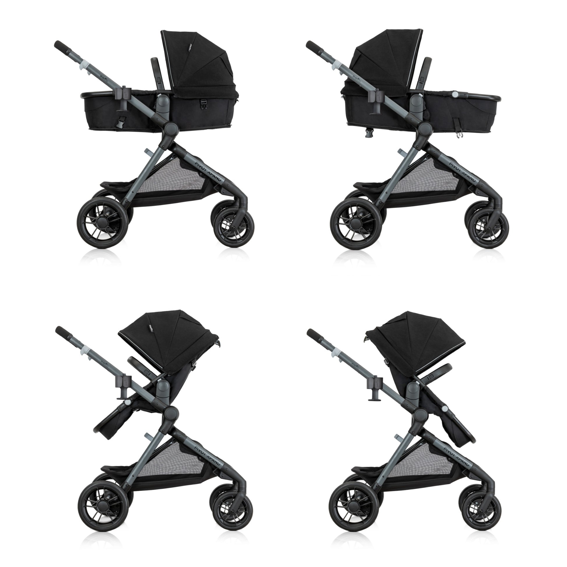 Pivot Xpand Modular Stroller Ayshire Black 3