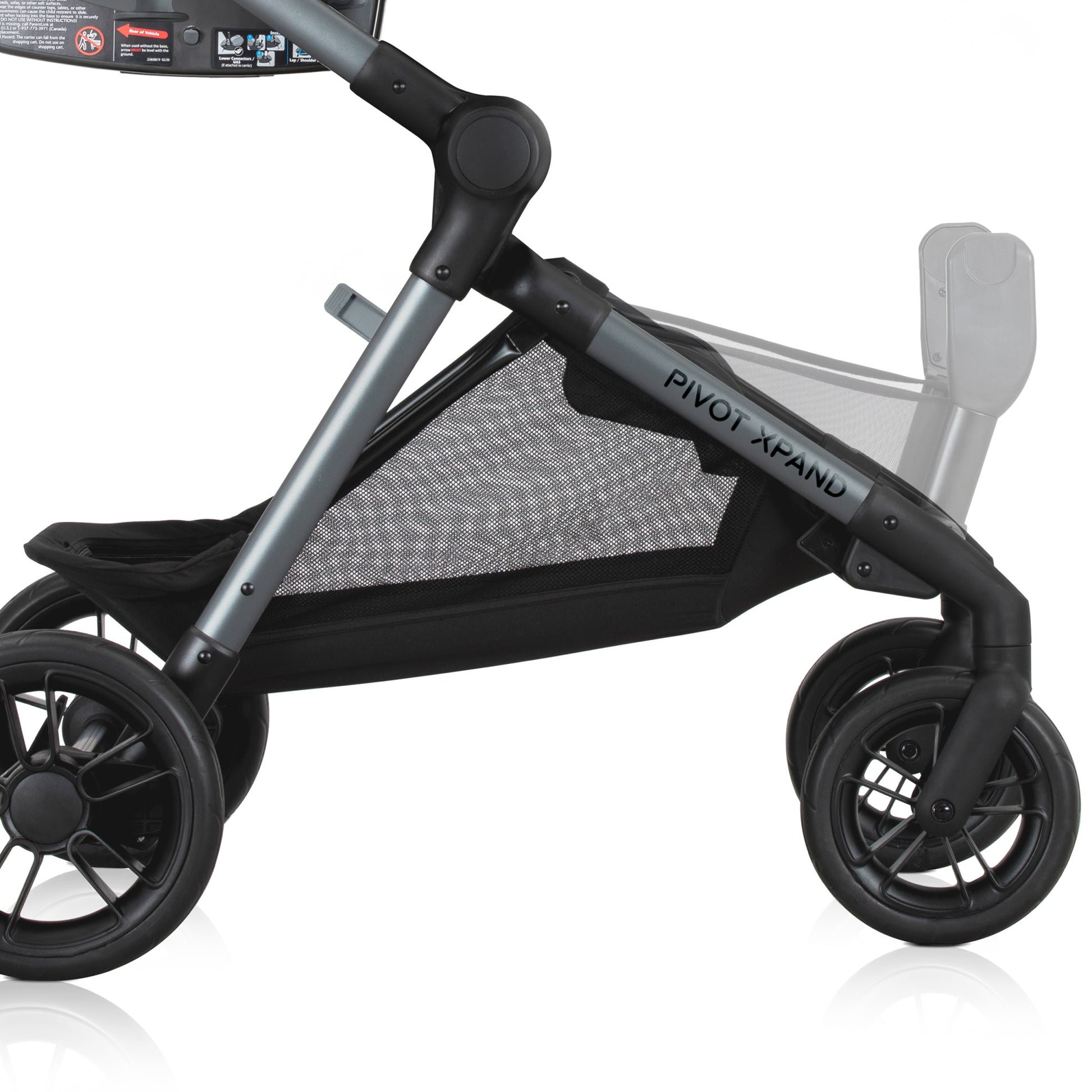 Pivot Xpand Modular Stroller Ayshire Black wheels