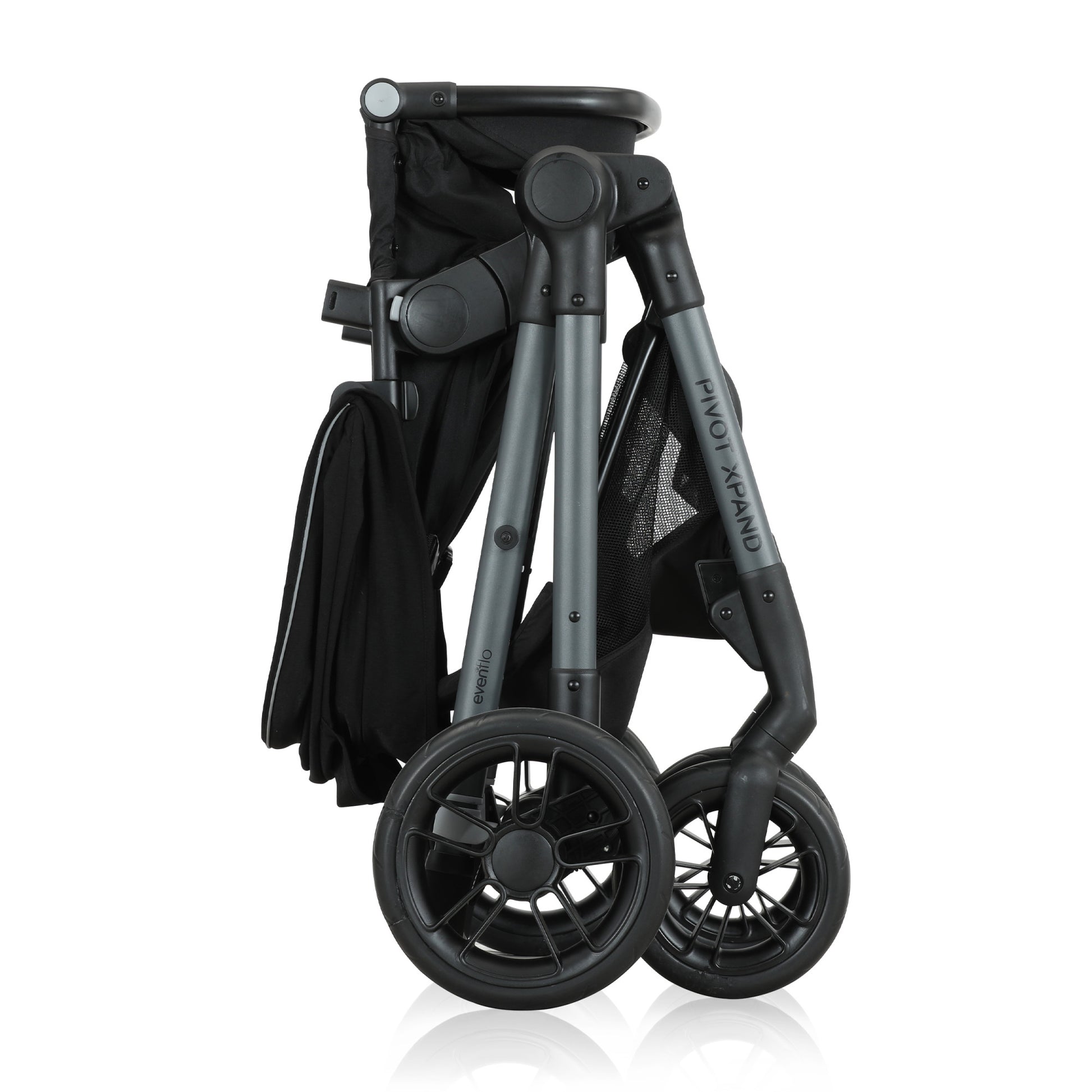 Pivot Xpand Modular Stroller Ayshire Black folded
