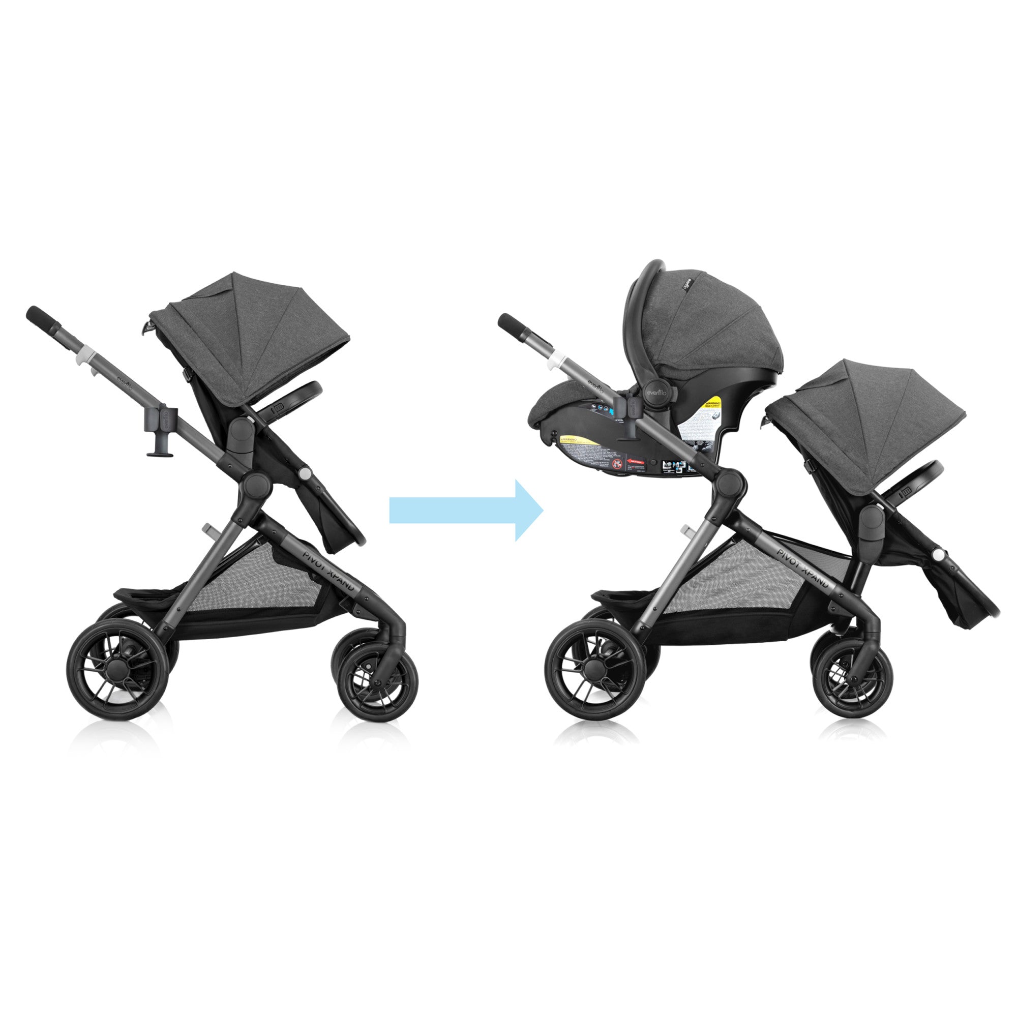 【更に20%値下げ！】evenflo XPAND ベビーカー(バギータイプ) Pivot Xpand Modular Stroller | Evenflo® Official Site – Evenflo Canada