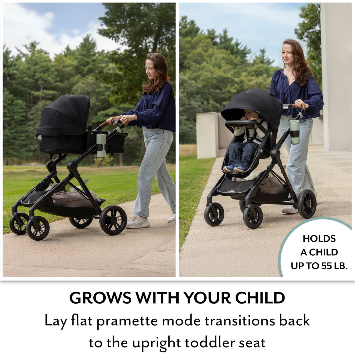 Evenflo Pivot Xpand NXT Stroller (Coal Black)