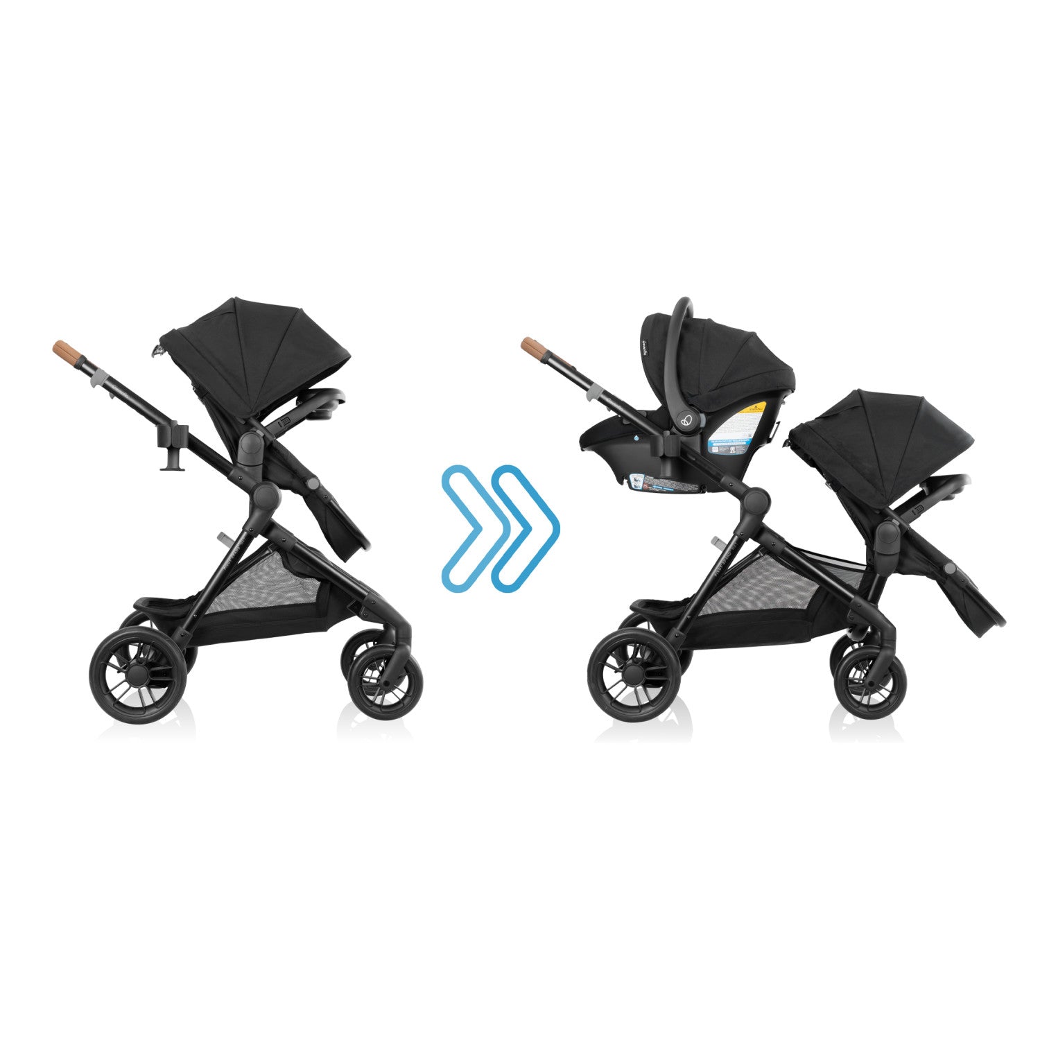 Evenflo Pivot Xpand NXT Stroller (Coal Black)