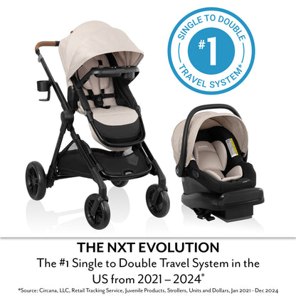 Evenflo Pivot® Xpand™ NXT Travel System with LiteMax™ NXT Infant Car Seat
