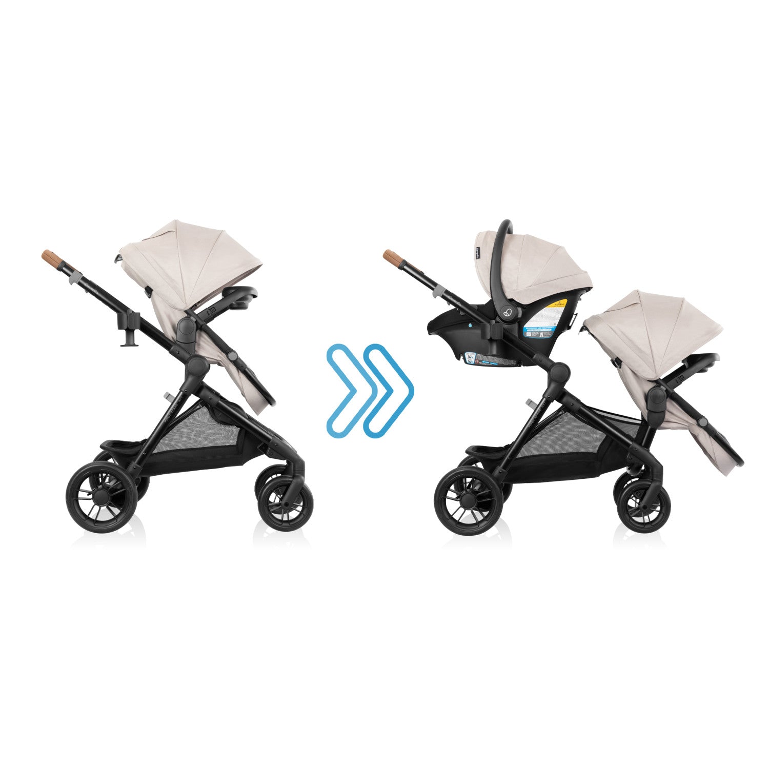 Evenflo Pivot® Xpand™ NXT Travel System with LiteMax™ NXT Infant Car Seat