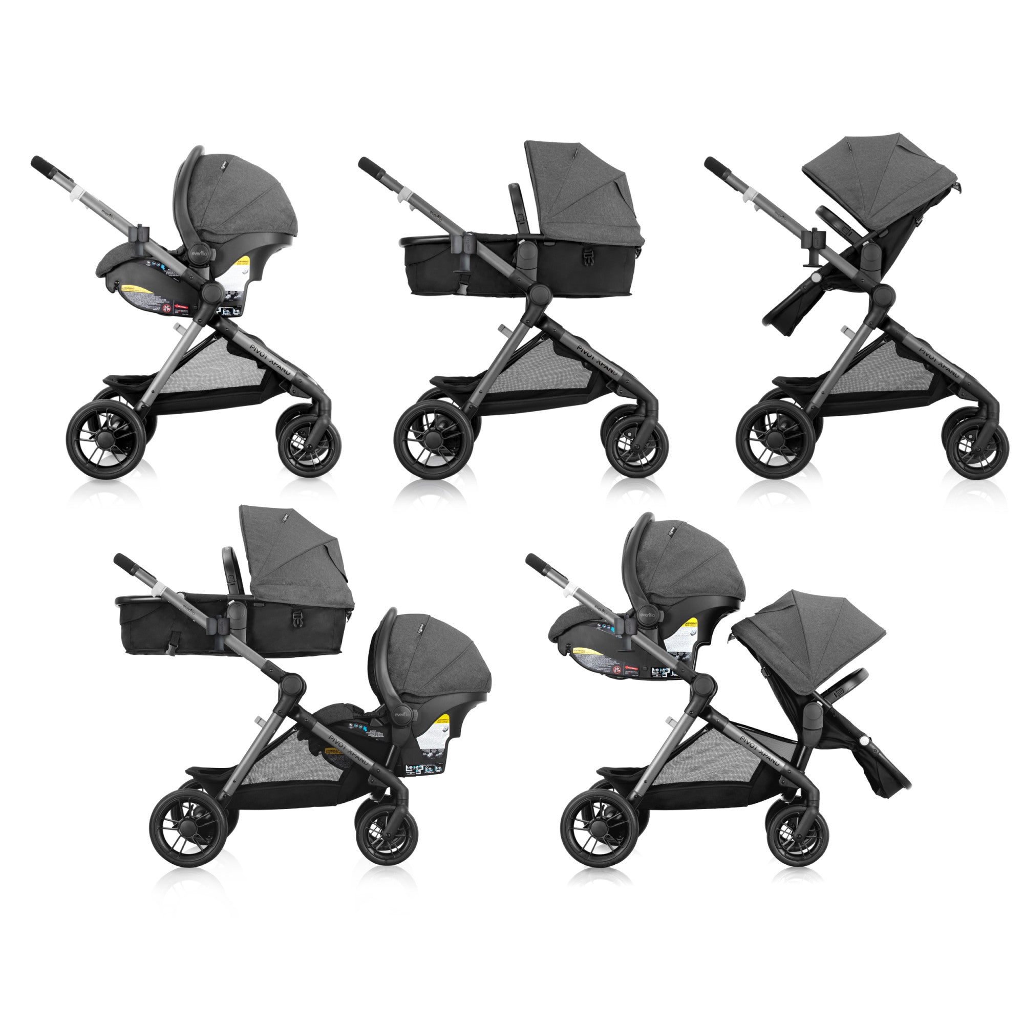 【更に20%値下げ！】evenflo XPAND ベビーカー(バギータイプ) Evenflo Pivot Xpand Travel System with LiteMax Preemie and Infant