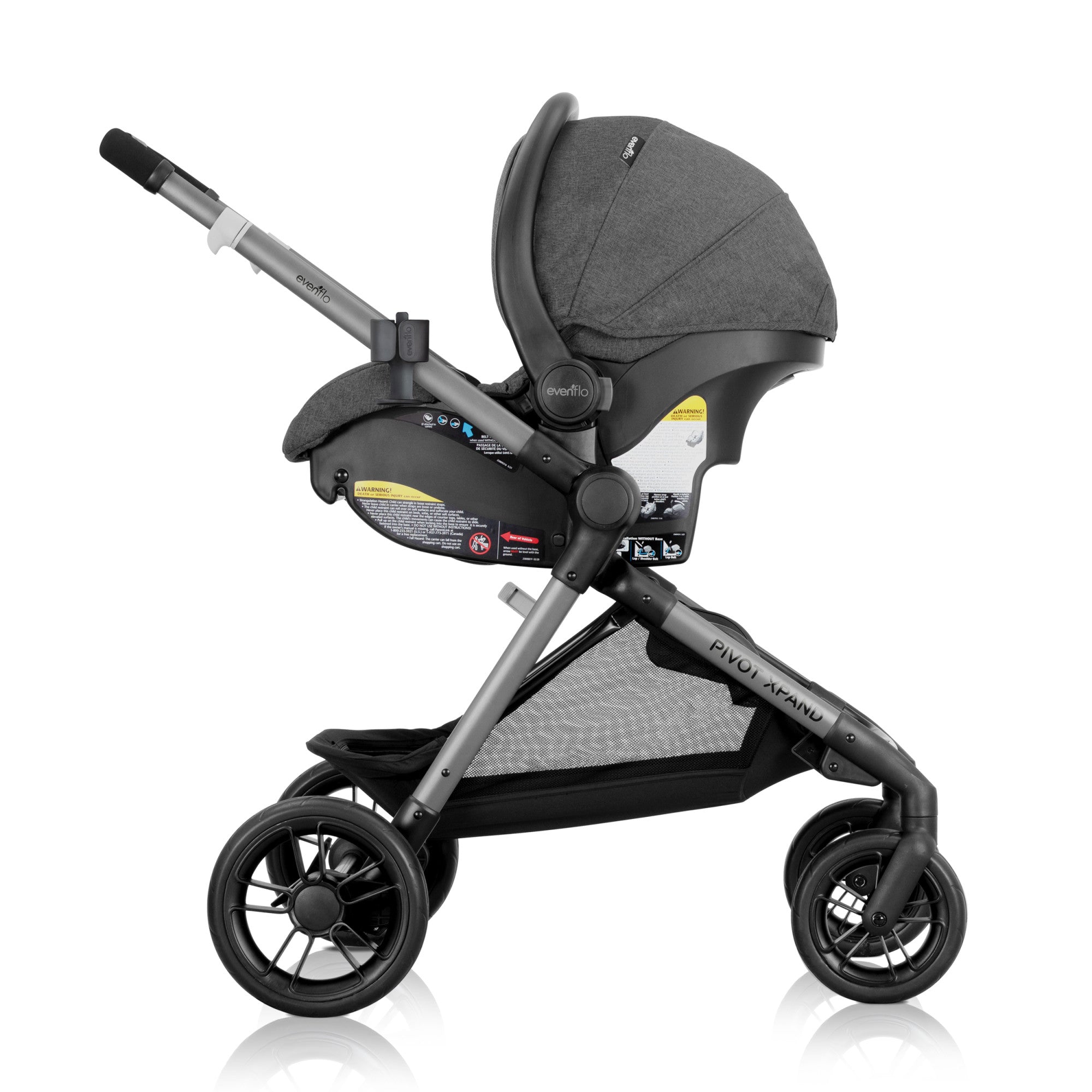 Evenflo Pivot Xpand Travel System with LiteMax Preemie and Infant