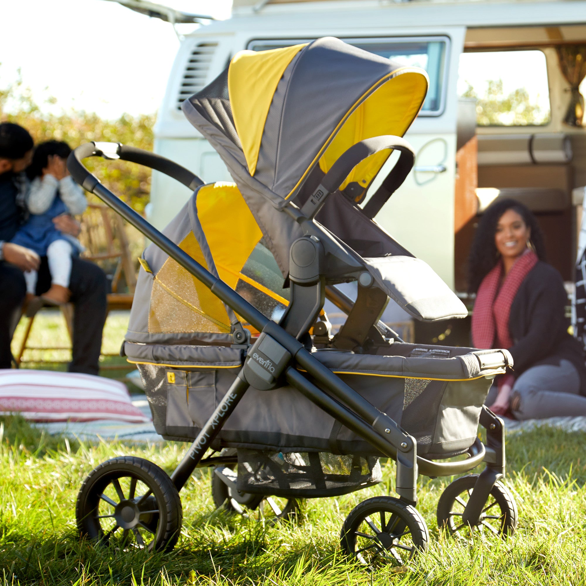 Pivot Xplore Stroller Wagon Toddler Second Stroller Seat - Evenflo