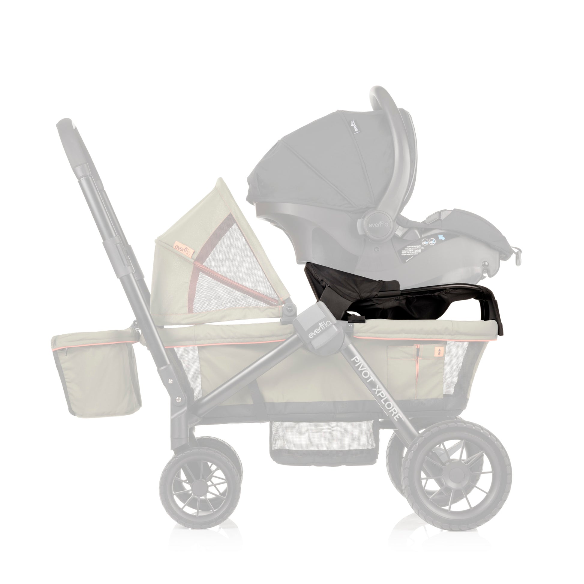 Evenflo Pivot Xplore Stroller Wagon Infant Car Seat Adapter