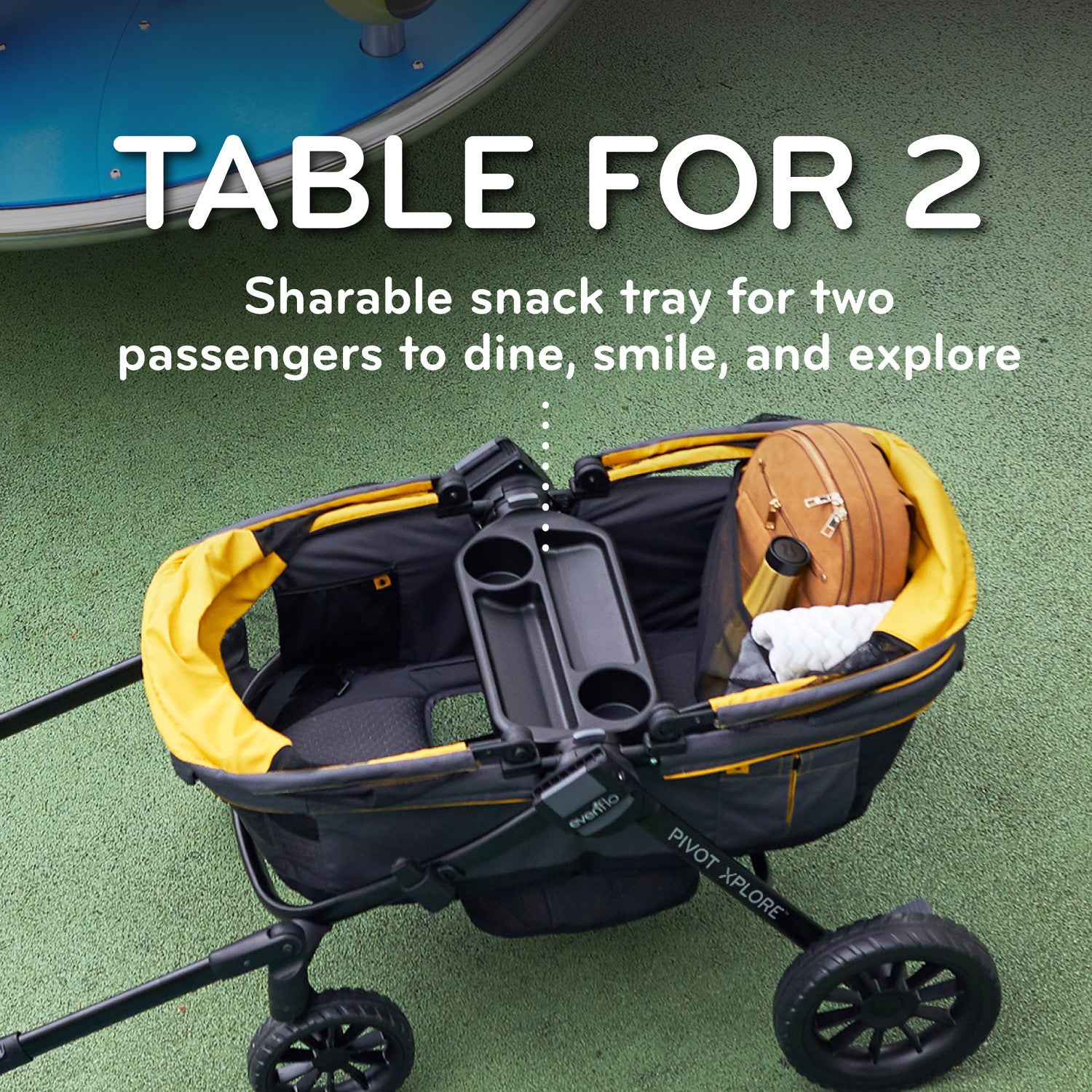 Pivot Xplore All-Terrain Stroller Wagon | Evenflo® Official Site