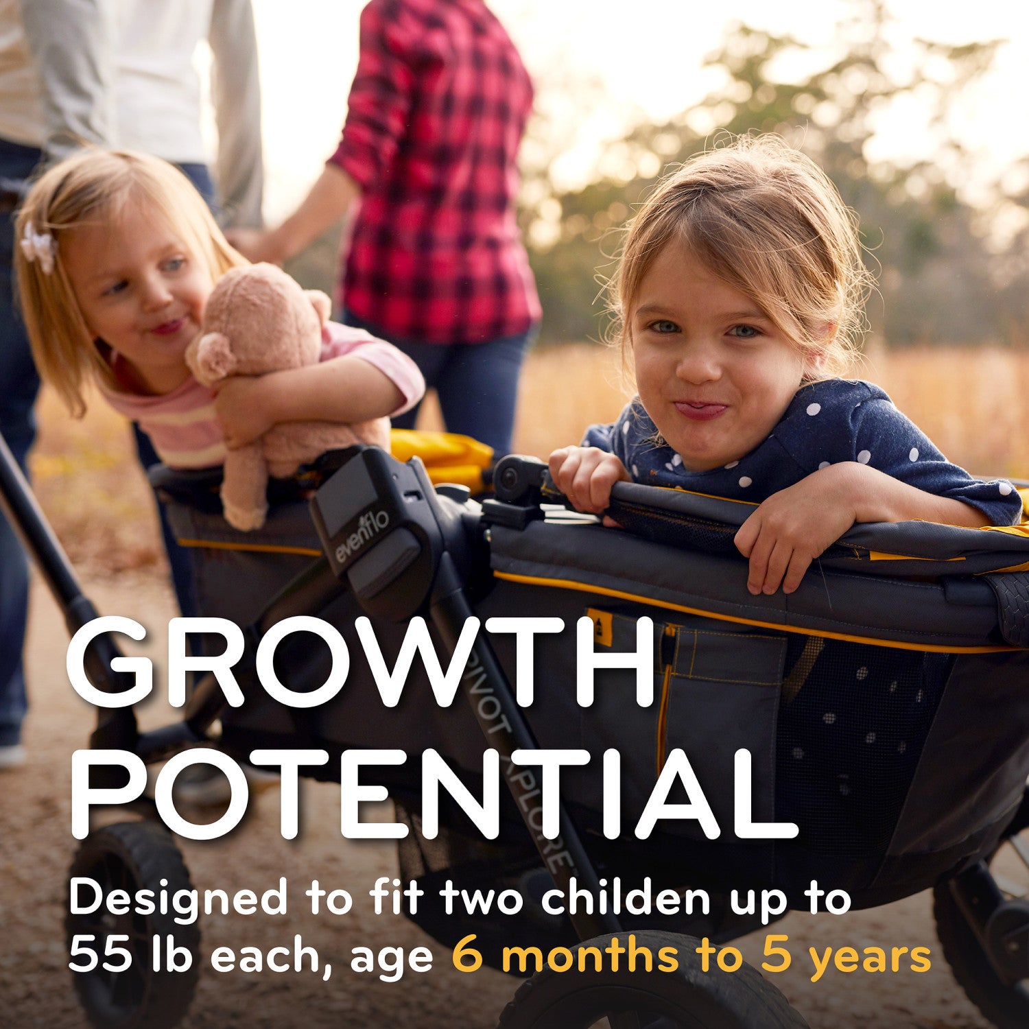 Pivot Xplore All-Terrain Stroller Wagon | Evenflo® Official Site