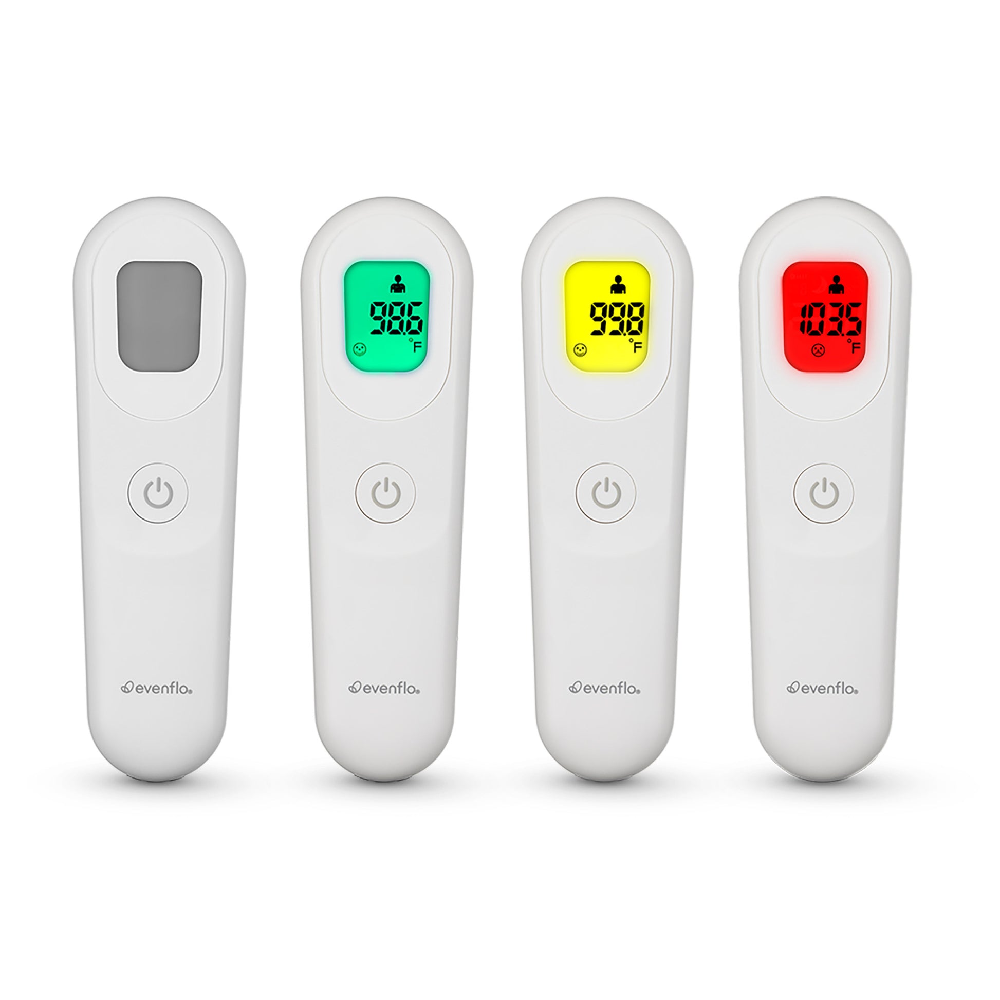 PreciseRead™ Touchless Forehead Thermometer White light changes