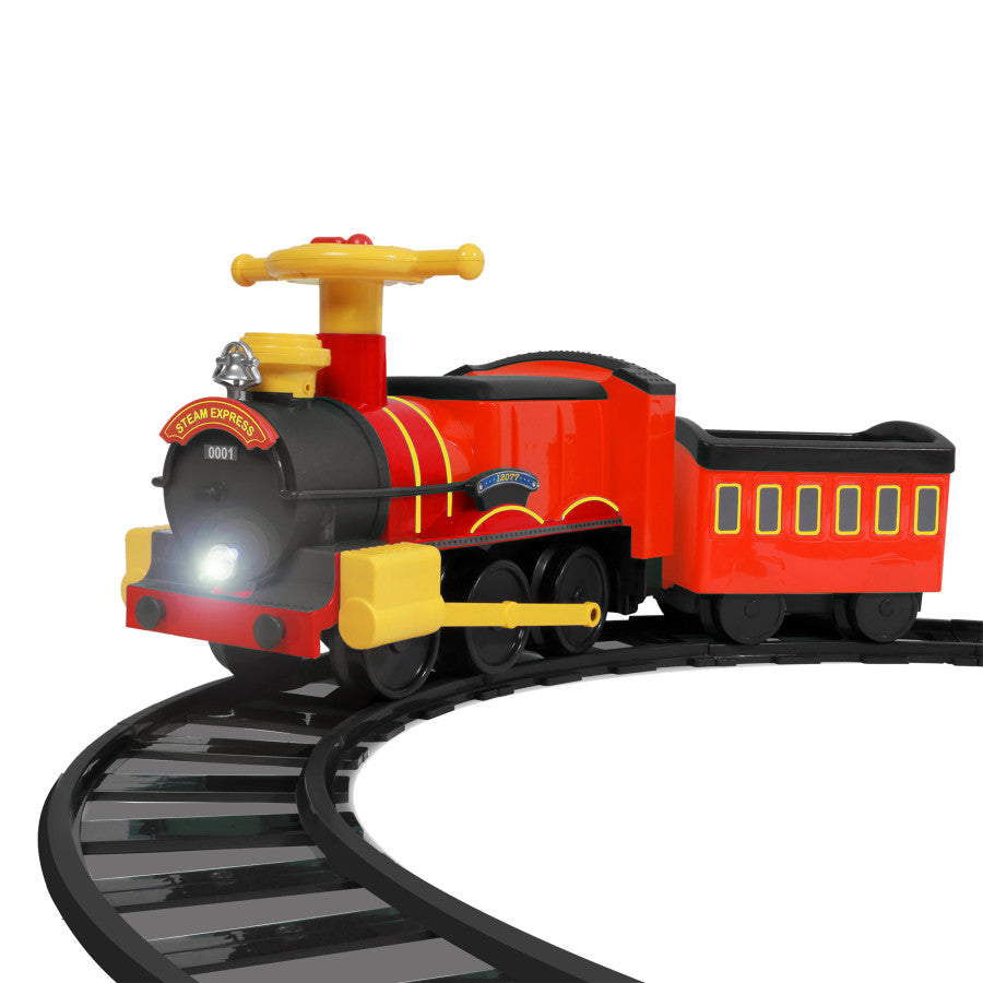 Steam Train Curved Tracks, 4-Piece