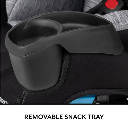All4Stages Slim Plus Canopy 4-in-1 Convertible Car Seat - Howell Black