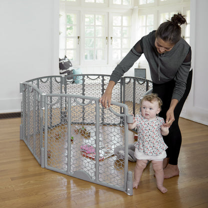 Evenflo 6-Panel Versatile Play Space Adjustable Play Area