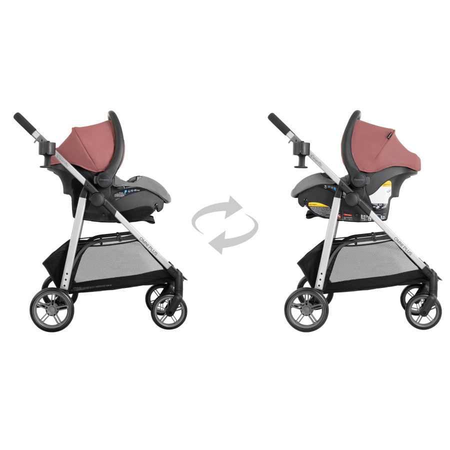 Omni Plus Modular Travel System with LiteMax Sport Rear-Facing Infant Car Seat 2