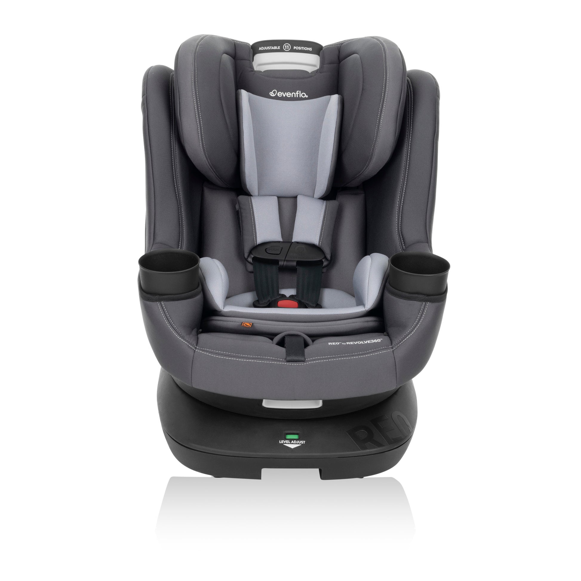 REO by Revolve360 Rotating Convertible Car Seat with Quick Clean Cover Danvers front