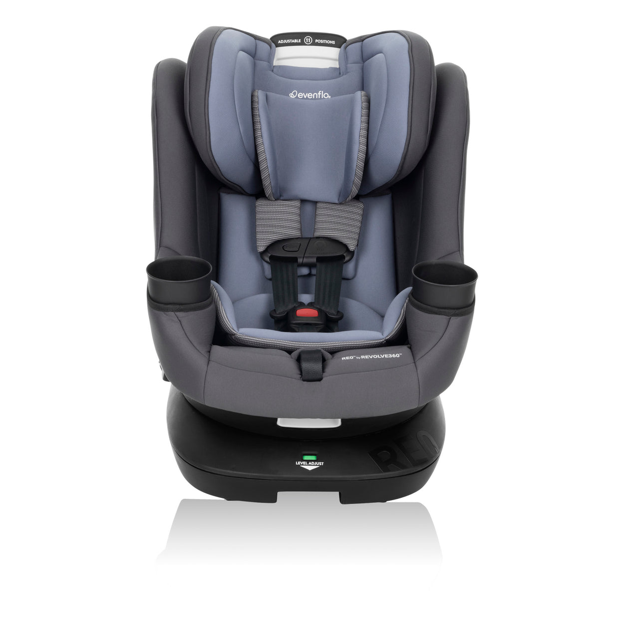 adjusting straps on evenflo revolve 360 Evenflo REO by Revolve360 Rotational Convertible Car Seat