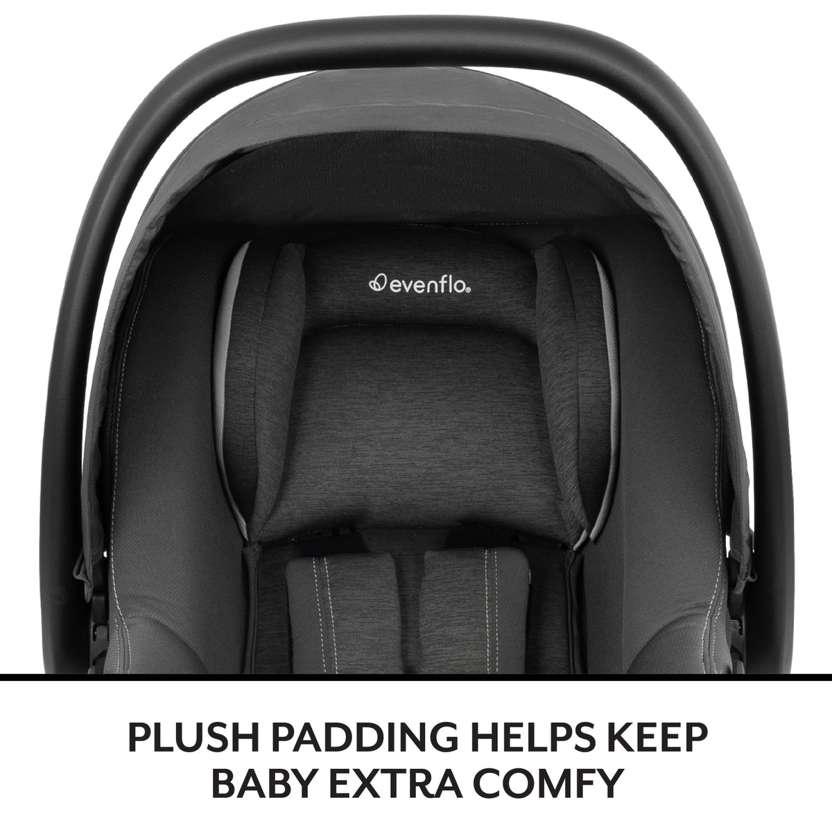 Revolve180 LiteMax NXT Rotating Infant Car Seat with Green & Gentle - Anchor Gray