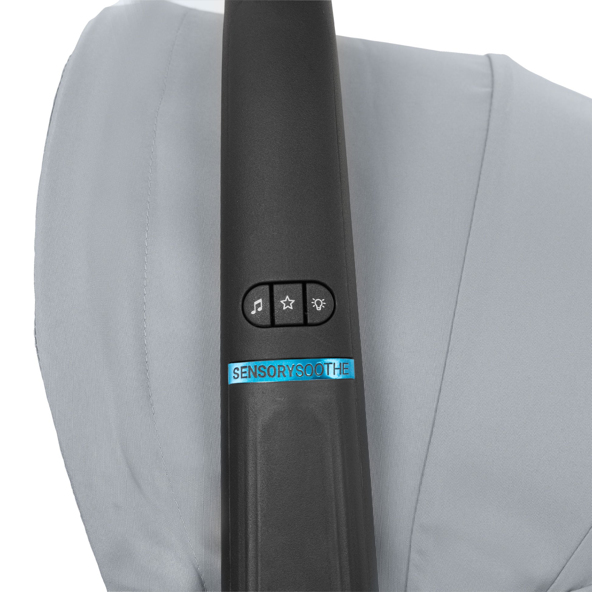 Revolve180 LiteMax NXT Rotating Infant Car Seat with SensorySoothe & Accessory Load Leg side button