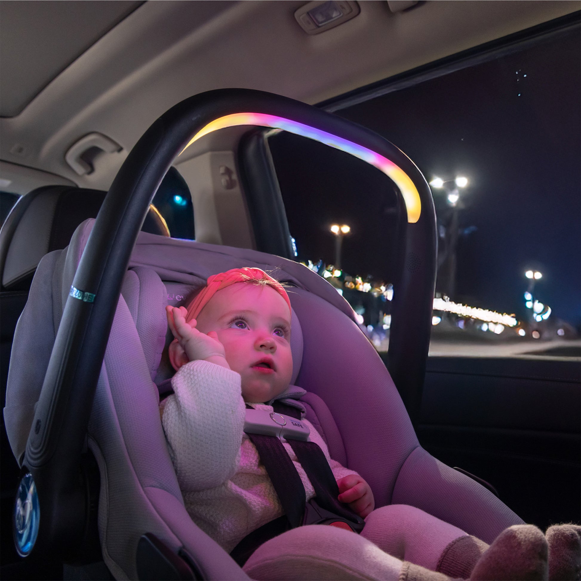 Revolve180 LiteMax NXT Rotating Infant Car Seat with SensorySoothe & Accessory Load Leg lights