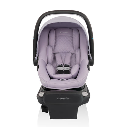 Evenflo Revolve180 LiteMax NXT Rotating Infant Car Seat with SensorySoothe Agate full front